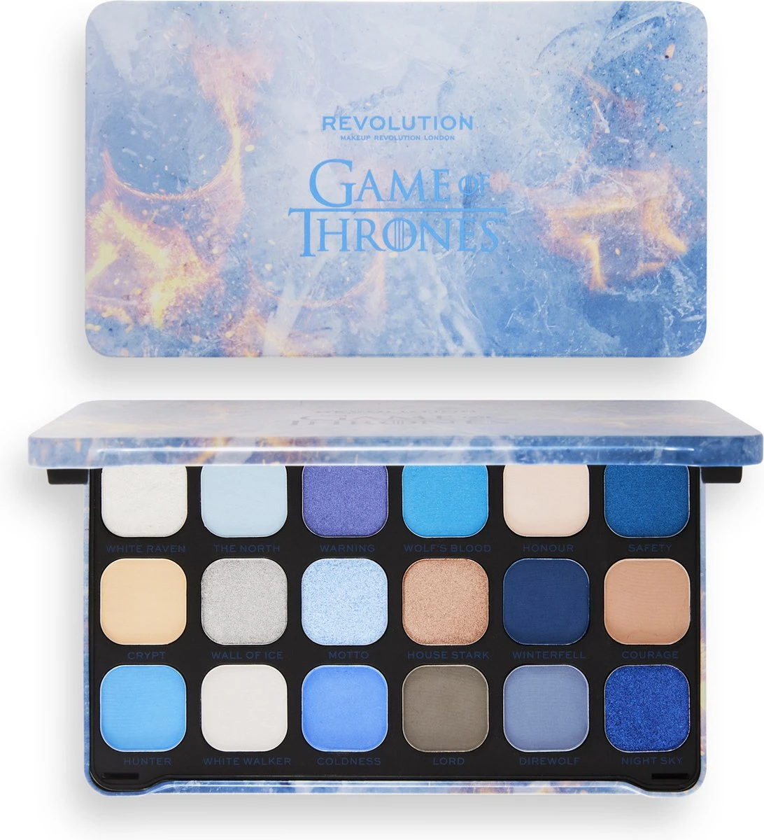 Makeup Revolution X Game Of Thrones Winter Is Coming Forever Flawless Shadow Palette - Oogschaduw Palette 2 Makeup Revolution X Game Of Thrones Winter Is Coming Forever Flawless Shadow Palette - Oogschaduw Palette