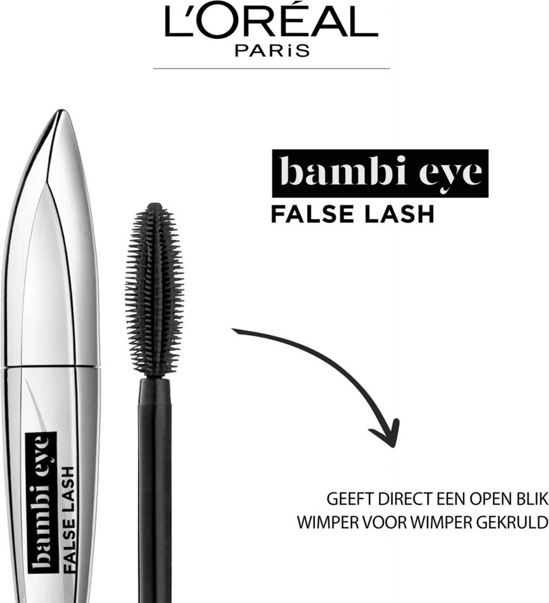 L’Oréal Paris Bambi Eye By False Lash Mascara - Zwart 8 L’Oréal Paris Bambi Eye By False Lash Mascara - Zwart - Afbeelding 6