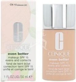 Clinique Even Better Foundation - CN 10 Alabaster - Met SPF 15 32 Clinique Even Better Foundation - CN 10 Alabaster - Met SPF 15 -Maybelline Winkel 1101x1200