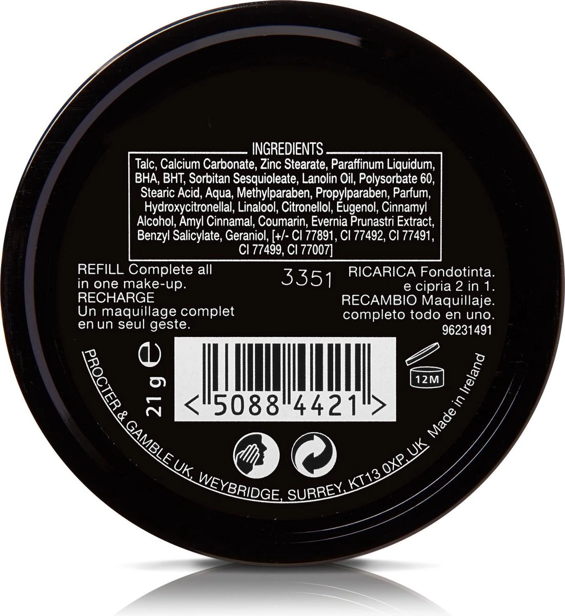 Max Factor Creme Puff Compact Gezichtspoeder - 13 Nouveau Beige 4 Max Factor Creme Puff Compact Gezichtspoeder - 13 Nouveau Beige - Afbeelding 2