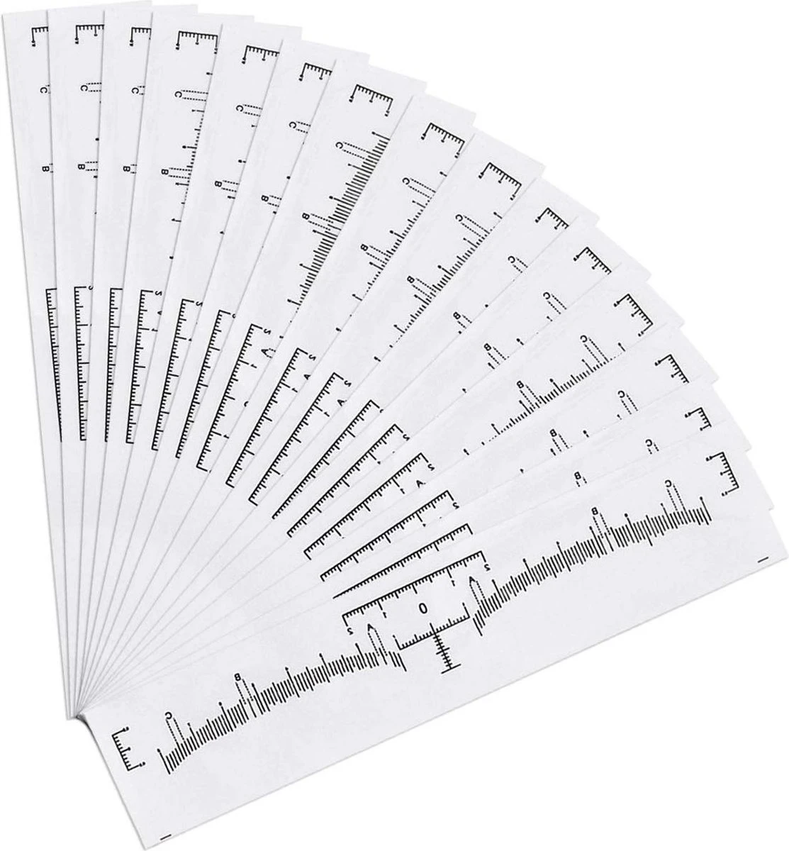 Wenkbrauw Liniaal - Wegwerp Wenkbrauwliniaal - 50 Stuks - Microblading - PMU - Henna Brows 3 Wenkbrauw Liniaal - Wegwerp Wenkbrauwliniaal - 50 Stuks - Microblading - PMU - Henna Brows