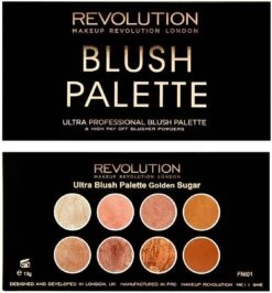 MAKEUP REVOLUTION Ultra Blush Palette Golden Sugar, 13 G 9 MAKEUP REVOLUTION Ultra Blush Palette Golden Sugar, 13 G -Maybelline Winkel 1114x1200 2