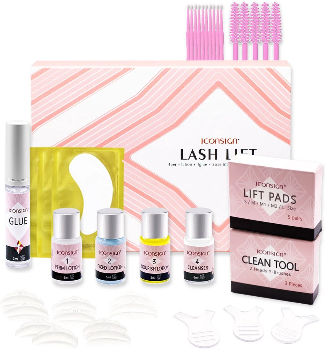 ICONSIGN - Lash Lift - Eye Perming Kit- Nepwimpersm - Wimperserums - Wimpers - Nepwimpers 10 ICONSIGN - Lash Lift - Eye Perming Kit- Nepwimpersm - Wimperserums - Wimpers - Nepwimpers - Afbeelding 8