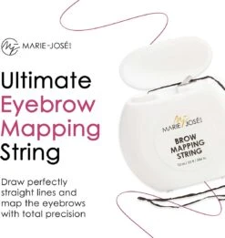 Marie-José & Co - Brow Mapping String - Voor Henna Brows & Microblading - Kleur Draad: Zwart - 1 X 10 M - 50 Toepassingen -Maybelline Winkel 1137x1200 6