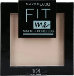 Maybelline Fit Me Matte + Poreless Compact Poeder - 104 Soft Ivory -Maybelline Winkel 1160x1200