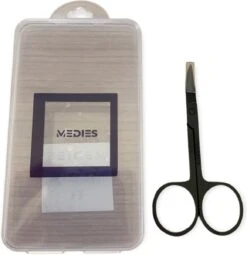 Medies - Professionele Schaar Voor Wenkbrauwen | Wenkbrauw Schaartje | Wenkbrauwschaar | Wenkbrauw Schaar | Gebogen Schaar| Schaar Voor Baard | Wenkbrauw Trimmer | Baardschaar - RVS - Zwart -Maybelline Winkel 1162x1200 11