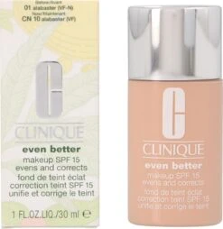 Clinique Even Better Foundation - CN 10 Alabaster - Met SPF 15 21 Clinique Even Better Foundation - CN 10 Alabaster - Met SPF 15 -Maybelline Winkel 1166x1200