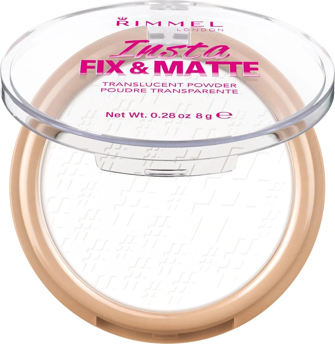 Rimmel London Insta Fix & Matte Make-uppoeder - 01 Clear 4 Rimmel London Insta Fix & Matte Make-uppoeder - 01 Clear - Afbeelding 2