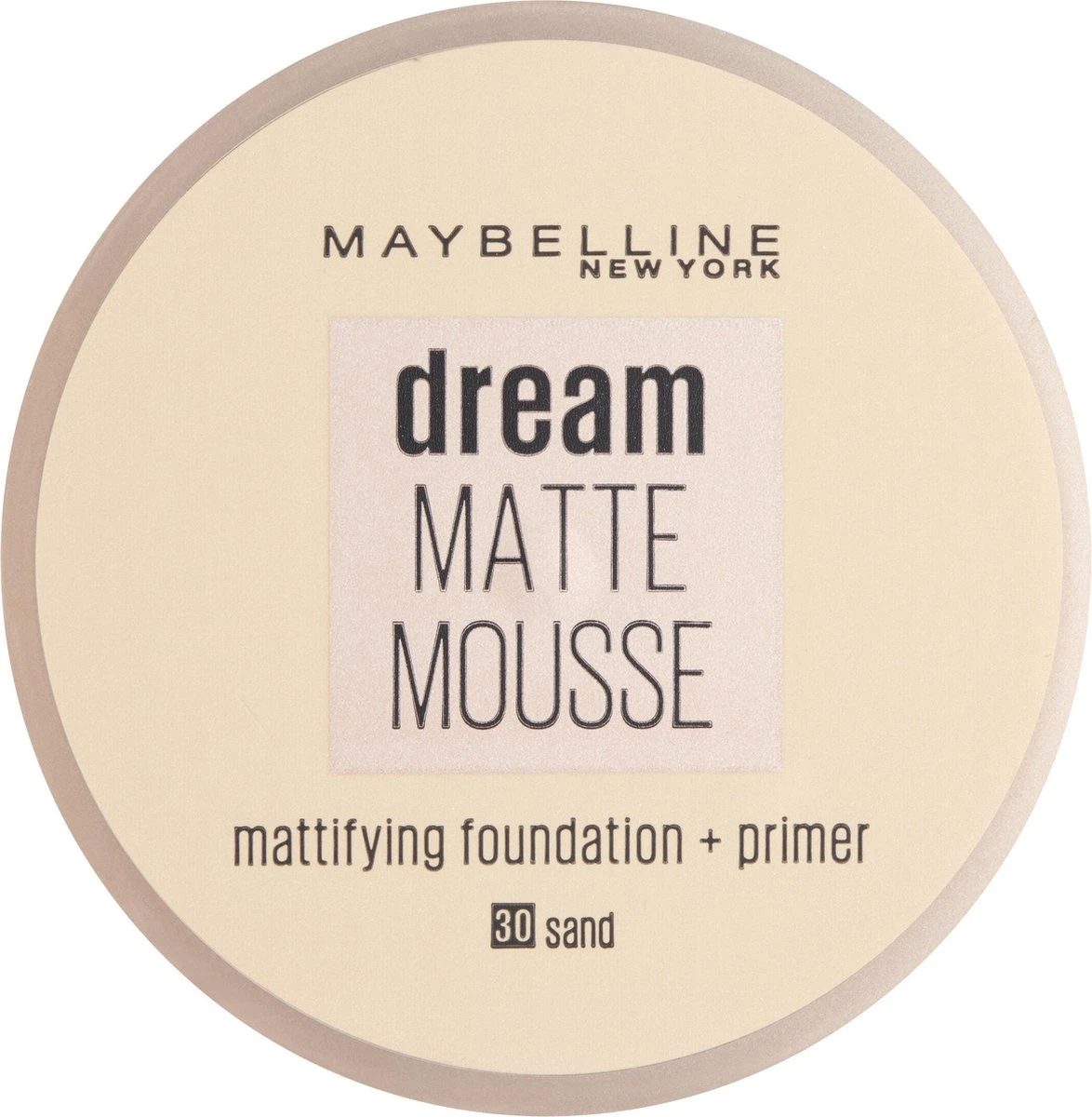 Maybelline Dream Matte Mousse Foundation - 030 Sand 10 Maybelline Dream Matte Mousse Foundation - 030 Sand - Afbeelding 8