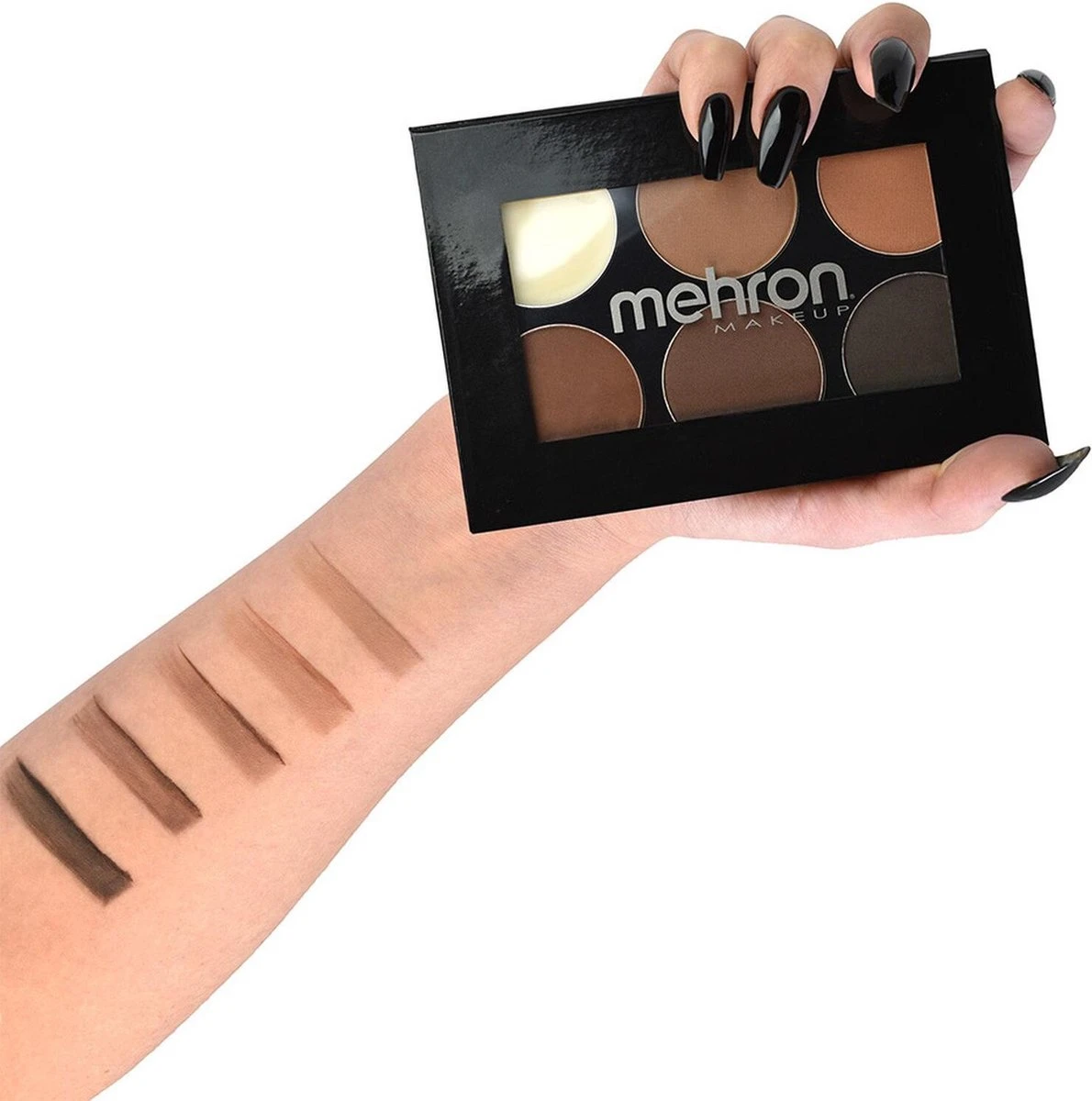 Mehron - Pro - Brow - Wenkbrauw - Palette 4 Mehron - Pro - Brow - Wenkbrauw - Palette - Afbeelding 2