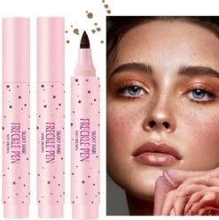 Silcky Hair Sproeten Pen - Freckle Pen - Freckles - Sproetjes Pen - Sproeten Make-up - Donker Bruin