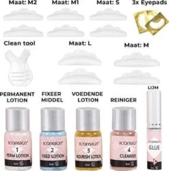 Iconsign Nieuwste Upgraded Wimper Lifting Set - Lash Lift Set Met Extra Sterke Lijm– Lashlift - Nieuw In 2021 - Permanent En Fixatietijd Slechts 12-15 Minuten - Vernieuwde Wimperlifting Set – Lash Lift Kit - Uitgebreide Versie 25 Delig -Maybelline Winkel 1191x1200 9