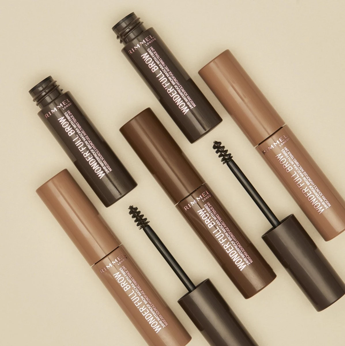 Rimmel London Wonder'full 24 Hour Brow Mascara - Wenkbrauwgel - 003 Dark Brown 5 Rimmel London Wonder'full 24 Hour Brow Mascara - Wenkbrauwgel - 003 Dark Brown - Afbeelding 3