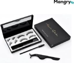 Merkloos 3D Magnetische Nepwimpers Zonder Lijm | 4 Paar | Zwart | Magnetische Wimpers | Magnetic Fake Eyelashes | Wimper Set | Natuurlijke Volle Wimpers - Professional Eye Lash - Mangry -Maybelline Winkel 1200x1013 2