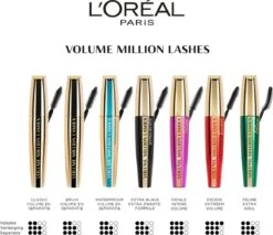 L’Oréal Paris Volume Million Lashes Mascara - Bruin 20 L’Oréal Paris Volume Million Lashes Mascara - Bruin -Maybelline Winkel 1200x1033 1