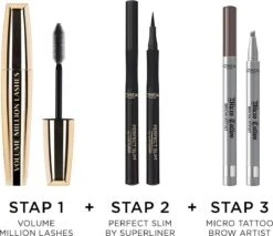 L’Oréal Paris Volume Million Lashes Mascara - Bruin 22 L’Oréal Paris Volume Million Lashes Mascara - Bruin -Maybelline Winkel 1200x1036