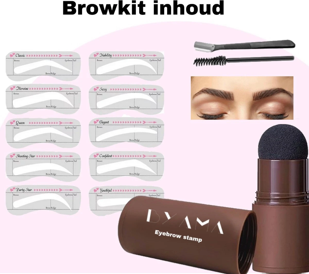 Eye Brow Stamp Set - Brow Stamp - Wenkbrauwstempel - Wenkbrauw Stempel - Wenkbrauwstick - Wenkbrauw Sjabloon - Wenkbrauw Poeder - Wenkbrauw Stempel Kit - Wenkbrauw Verf - Wenkbrauw Trimmer - Brow Lift - Lash Lift 4 Eye Brow Stamp Set - Brow Stamp - Wenkbrauwstempel - Wenkbrauw Stempel - Wenkbrauwstick - Wenkbrauw Sjabloon - Wenkbrauw Poeder - Wenkbrauw Stempel Kit - Wenkbrauw Verf - Wenkbrauw Trimmer - Brow Lift - Lash Lift - Afbeelding 2