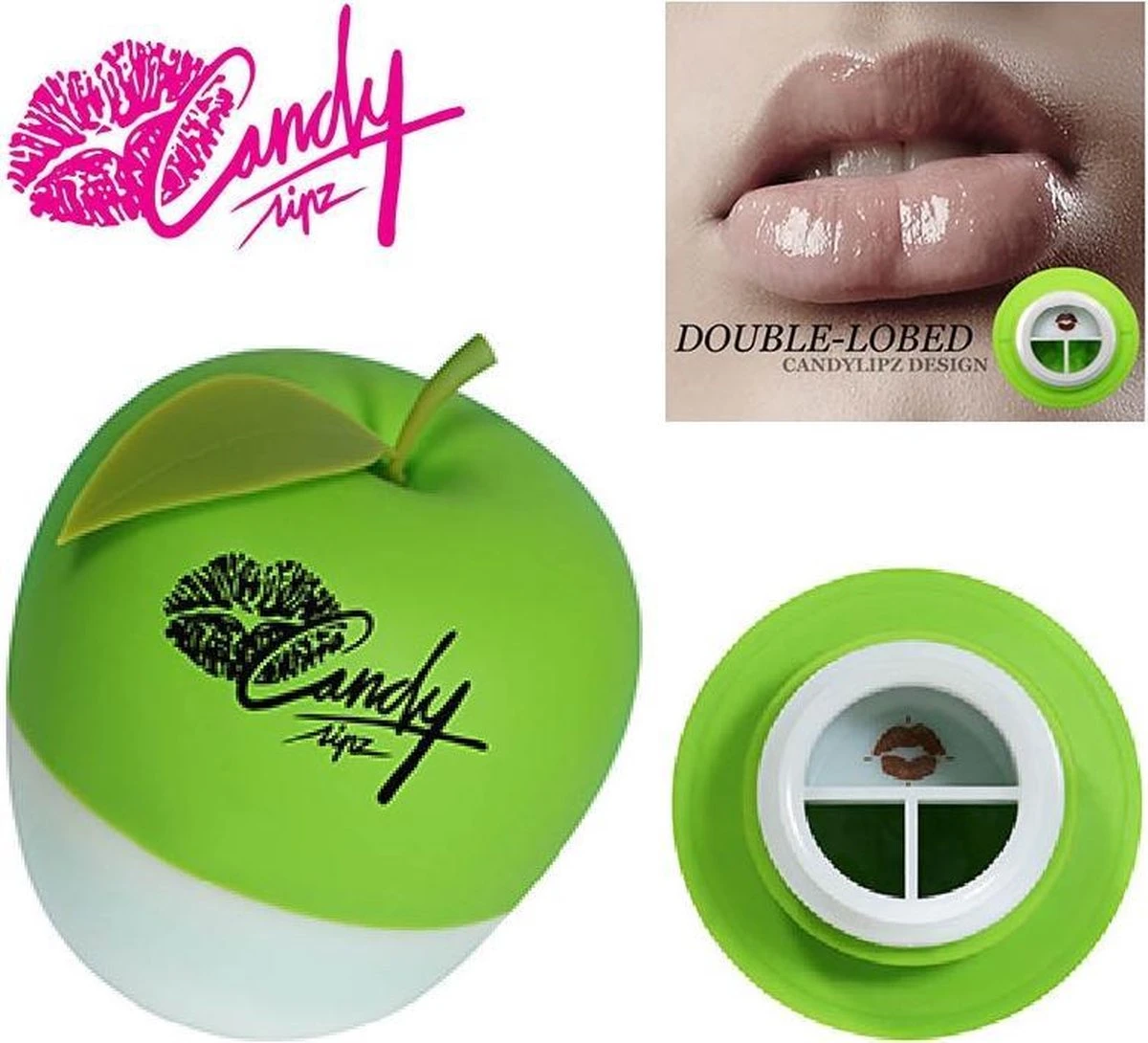 CandyLipz Lip Plumper Groen - Double Lobed - Volle Lippen Zonder Fillers - Candy Lipz 3 CandyLipz Lip Plumper Groen - Double Lobed - Volle Lippen Zonder Fillers - Candy Lipz