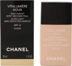 Chanel Vitalumiere Aqua Foundation - 30 Beige - SPF15 - 30 Ml 16 Chanel Vitalumiere Aqua Foundation - 30 Beige - SPF15 - 30 Ml -Maybelline Winkel 1200x1099