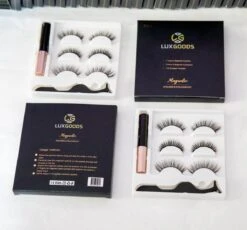 Luxgoods Magnetische Wimpers - Wimperset 3 Paar+ 1 Flesjes Eyeliner+ 1 Pencet - Herbruikbaar-magneet Wimpers -lashes-magnetic Lashes -Maybelline Winkel 1200x1118 2