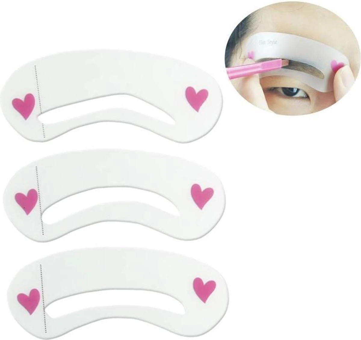 Merkloos Wenkbrauw Sjablonen (set Van 3) - Epileren - Wenkbrauwen Tekenen - Wenkbrauwpotlood - DisQounts 3 Merkloos Wenkbrauw Sjablonen (set Van 3) - Epileren - Wenkbrauwen Tekenen - Wenkbrauwpotlood - DisQounts