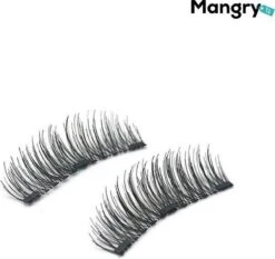 Merkloos 3D Magnetische Nepwimpers Zonder Lijm | 4 Paar | Zwart | Magnetische Wimpers | Magnetic Fake Eyelashes | Wimper Set | Natuurlijke Volle Wimpers - Professional Eye Lash - Mangry -Maybelline Winkel 1200x1134