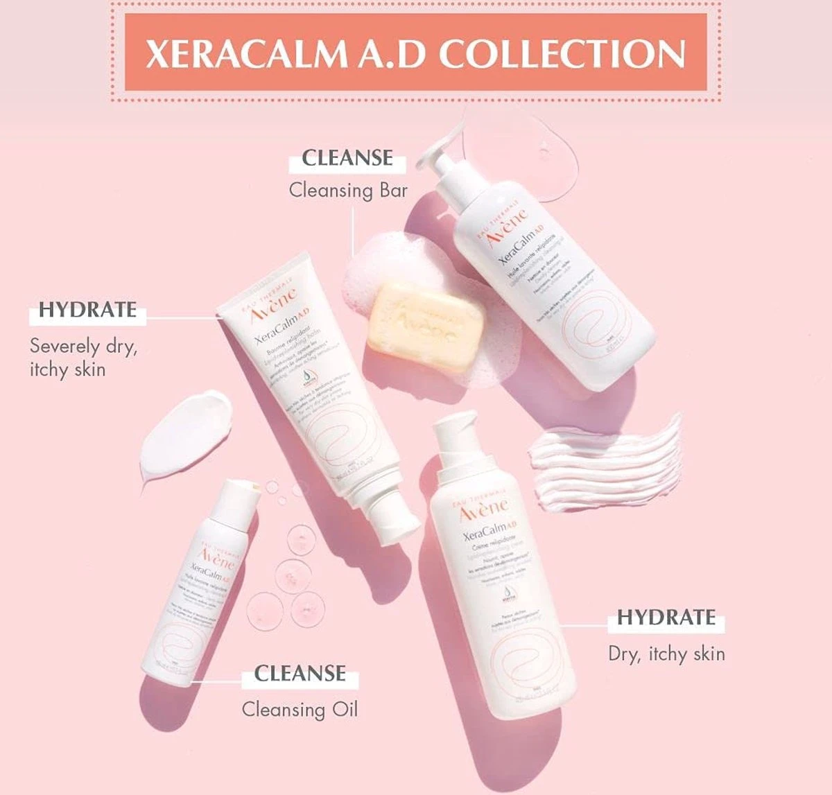 Avène Xeracalm AD Relipiderende Reinigende Olie 7 Avène Xeracalm AD Relipiderende Reinigende Olie - Afbeelding 5