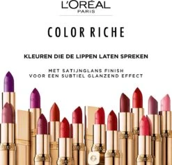 L’Oréal Paris Lippenstift Color Riche Satin - 112 Paris Paris Roze 17 L’Oréal Paris Lippenstift Color Riche Satin - 112 Paris Paris Roze -Maybelline Winkel 1200x1158 16