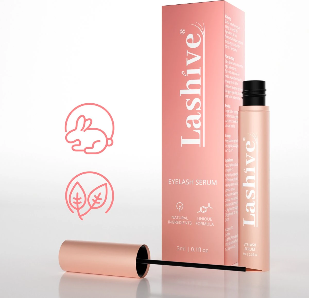 Lashive Wimperserum - Wimper Groeiserum - 3 Ml - Wenkbrauw Serum - Lash Lift Kit - Lashserum 3 Lashive Wimperserum - Wimper Groeiserum - 3 Ml - Wenkbrauw Serum - Lash Lift Kit - Lashserum