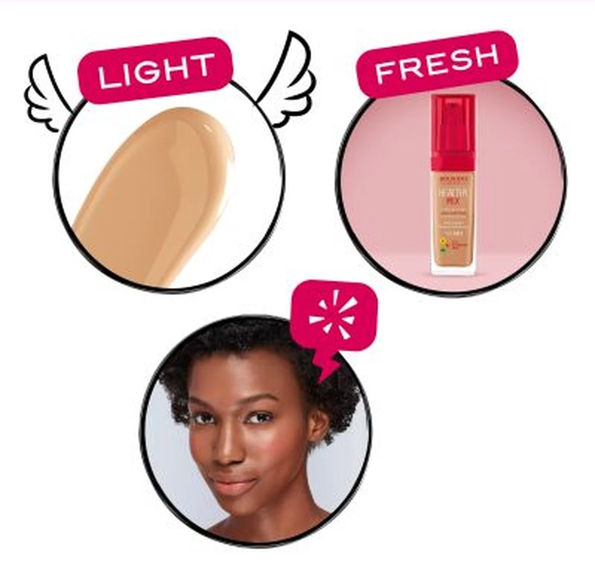 Bourjois Healthy Mix BB Cream Anti Fatigue - 02 Medium Beige 14 Bourjois Healthy Mix BB Cream Anti Fatigue - 02 Medium Beige - Afbeelding 12