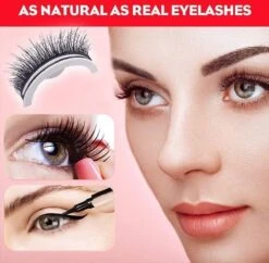 Nep Wimpers | Wimpers Zonder Lijm - Wasbaar- Waterbestendig - Windbestendig - Herbruikbaar - Extra Herbruikbare Plakrand-In Een Flits Mooi |||| -Maybelline Winkel 1200x1178 4