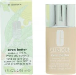 Clinique Even Better Foundation - CN 10 Alabaster - Met SPF 15 29 Clinique Even Better Foundation - CN 10 Alabaster - Met SPF 15 -Maybelline Winkel 1200x1183
