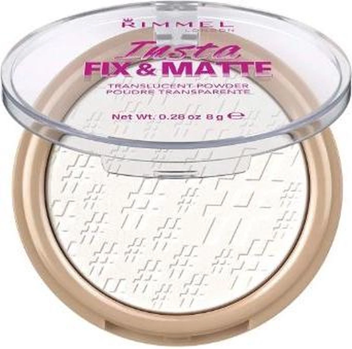 Rimmel London Insta Fix & Matte Make-uppoeder - 01 Clear 12 Rimmel London Insta Fix & Matte Make-uppoeder - 01 Clear - Afbeelding 10