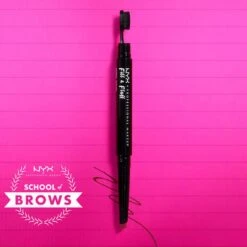 NYX Professional Makeup Fill & Fluff Eyebrow Pomade Pencil - Brunette FFEP06 - Wenkbrauwpotlood -Maybelline Winkel 1200x1200 1042
