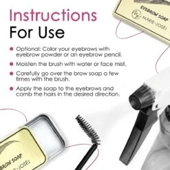 Marie-José & Co Brow Soap - Wenkbrauw Styling Zeep / Gel - Kleurloos 15 Marie-José & Co Brow Soap - Wenkbrauw Styling Zeep / Gel - Kleurloos -Maybelline Winkel 1200x1200 1049