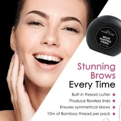 Marie-José & Co - Brow Mapping String - Voor Henna Brows & Microblading - Kleur Draad: Wit - 1 X 10M - Voldoende Voor 50 Toepassingen 11 Marie-José & Co - Brow Mapping String - Voor Henna Brows & Microblading - Kleur Draad: Wit - 1 X 10M - Voldoende Voor 50 Toepassingen -Maybelline Winkel 1200x1200 1215