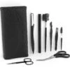 Wenkbrauw Trimmer Set - 8-delig – Met Epileer Pincet, 2x Wenkbrauw Schaartje, 2x Wenkbrauwmesje, Wenkbrauw Borstel, Wenkbrauwpotlood, Spoolie – In Stevige Etui - Zwart -Maybelline Winkel 1200x1200 1227