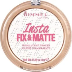 Rimmel London Insta Fix & Matte Make-uppoeder - 01 Clear 32 Rimmel London Insta Fix & Matte Make-uppoeder - 01 Clear -Maybelline Winkel 1200x1200 207