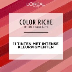 L'Oréal Paris - Color Riche Intense Volume Matte Lipstick - 633 Le Rosy Confident - Roze Lippenstift -Maybelline Winkel 1200x1200 390