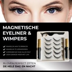 Magnetische Nep Wimpers Met 2 Magnetic Eyeliners En Applicator - 10 Magnetische Lashes - Wimperextensions - Zwart 10 Magnetische Nep Wimpers Met 2 Magnetic Eyeliners En Applicator - 10 Magnetische Lashes - Wimperextensions - Zwart -Maybelline Winkel 1200x1200 595