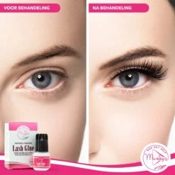 MURLEY'S Wimperlijm- Wimperextensions Lijm - Lash Glue - Zwart - Eenmalig Aanbrengen Voor Wekenlang Plezier - Perfecte Wimpers -Maybelline Winkel 1200x1200 618