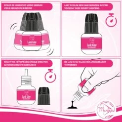 MURLEY'S Wimperlijm- Wimperextensions Lijm - Lash Glue - Zwart - Eenmalig Aanbrengen Voor Wekenlang Plezier - Perfecte Wimpers -Maybelline Winkel 1200x1200 621
