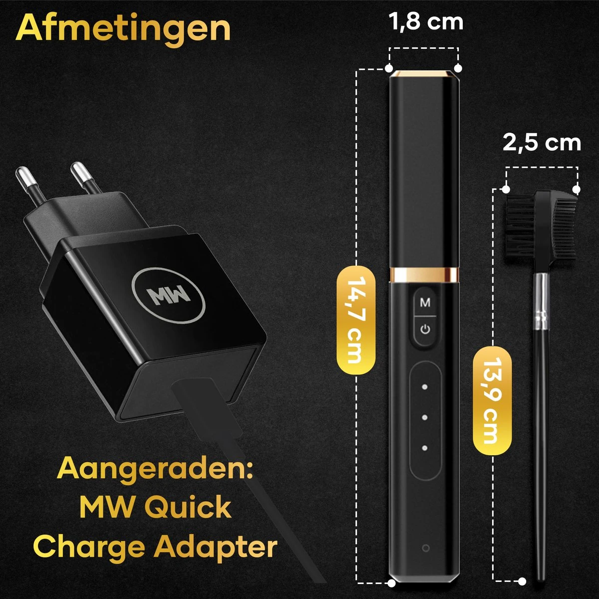 MoreWomen® Elektrische Wimperkruller - Wimperkruller - Verwarmd - Wimper Lift - Incl. Wimperborstel 9 MoreWomen® Elektrische Wimperkruller - Wimperkruller - Verwarmd - Wimper Lift - Incl. Wimperborstel - Afbeelding 7