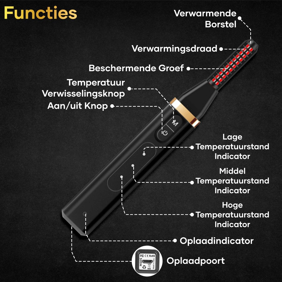 MoreWomen® Elektrische Wimperkruller - Wimperkruller - Verwarmd - Wimper Lift - Incl. Wimperborstel 11 MoreWomen® Elektrische Wimperkruller - Wimperkruller - Verwarmd - Wimper Lift - Incl. Wimperborstel - Afbeelding 9