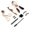 Wimperkruller Set – 5-delig – Met Wimperkruller, Wimperkruller Klein, Wimper Pincet, Wimper Borstel Met Kam, Spoolie - RVS – Rose Goud En Zwart