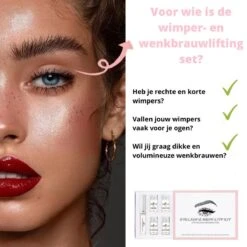 Merkloos Wimper & Wenkbrauw Lifting Set - Wimperlift - Wenkbrauwlift - Lashlift - Browlift - Proffesional Wimperlifting - Lash Lift - Wimperkit - Wenkbrauwkit - Permanent Gekrulde Wimpers - Lashes And Brows - Lash & Brow Kit -Maybelline Winkel 1200x1200 749