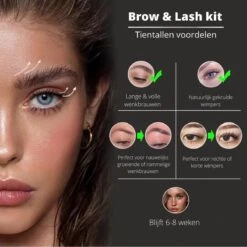 Merkloos Wimper & Wenkbrauw Lifting Set - Wimperlift - Wenkbrauwlift - Lashlift - Browlift - Proffesional Wimperlifting - Lash Lift - Wimperkit - Wenkbrauwkit - Permanent Gekrulde Wimpers - Lashes And Brows - Lash & Brow Kit -Maybelline Winkel 1200x1200 750