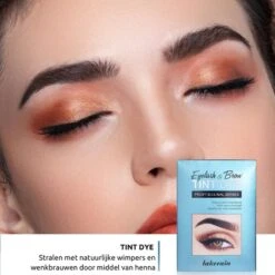 2 In 1 - Henna Wenkbrauwverf En Wimperverf - Bruin - Henna Brows - DIY Henna Brows Kit - Starterspakket Met Vele Extra's - 30 Ml -Maybelline Winkel 1200x1200 779
