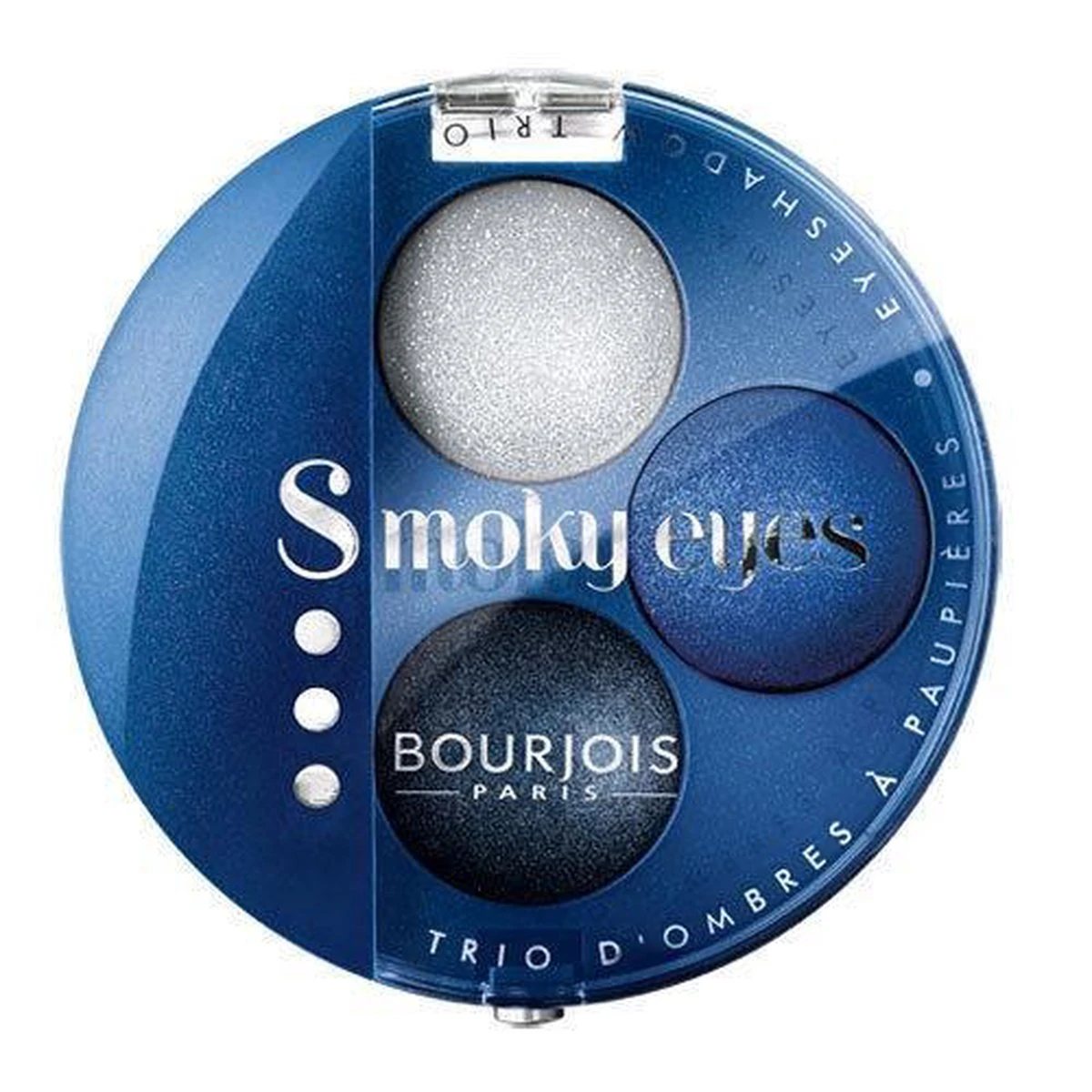 Bourjois Trio Smoky Eyes Oogschaduw - 15 Bleu Nuit 4 Bourjois Trio Smoky Eyes Oogschaduw - 15 Bleu Nuit - Afbeelding 2