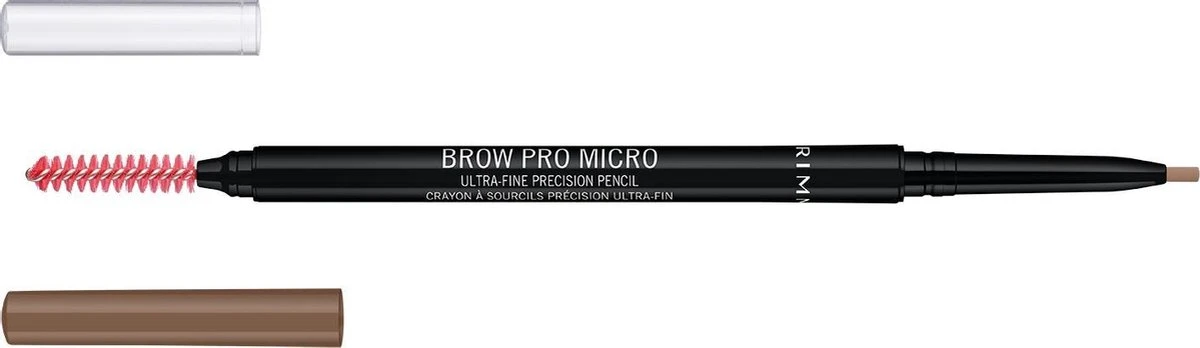 Rimmel London Brow Pro Micro Wenkbrauwpotlood - 001 Blonde 8 Rimmel London Brow Pro Micro Wenkbrauwpotlood - 001 Blonde - Afbeelding 6